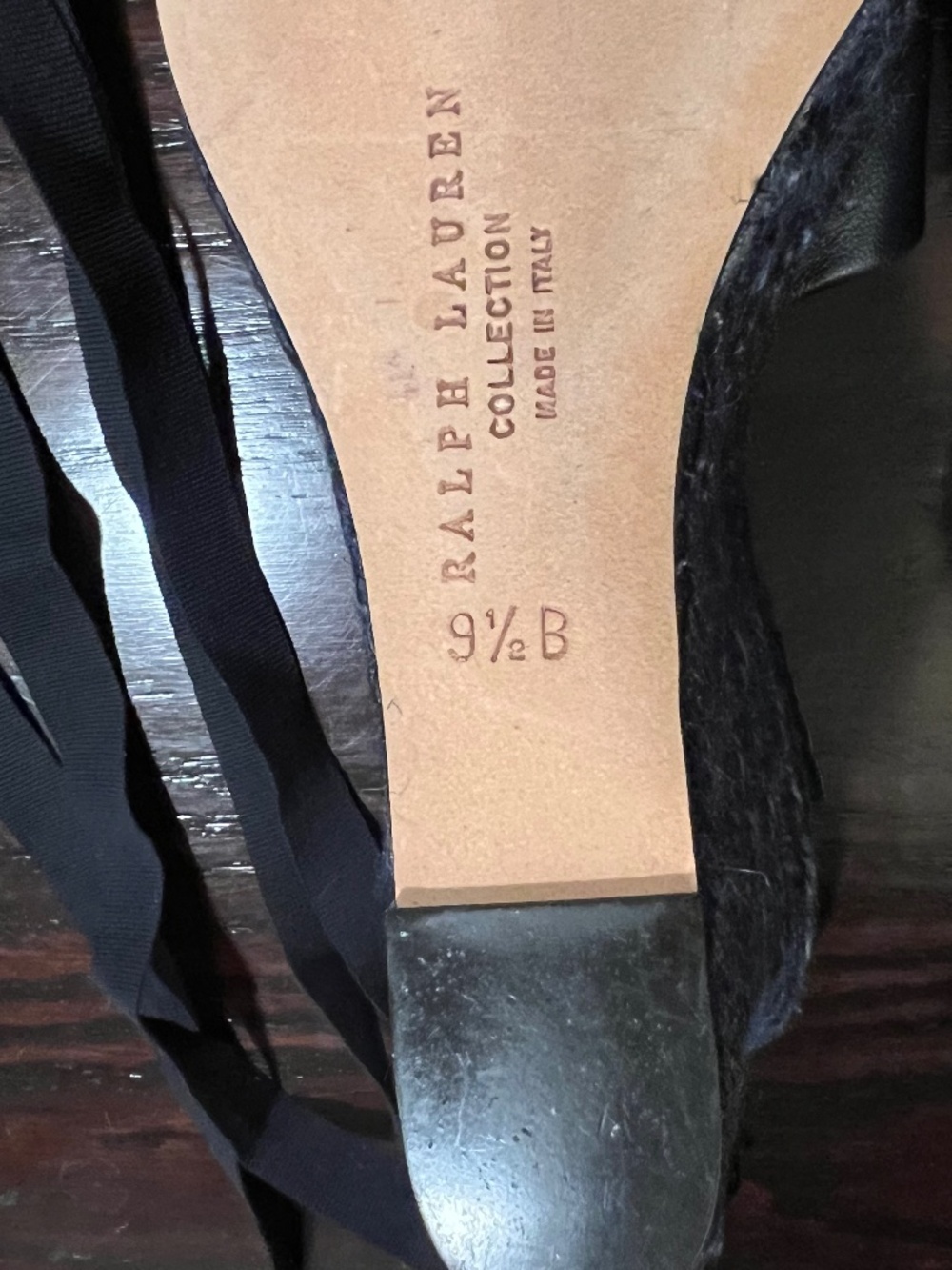 NEW Ralph Lauren Purple Label Collection High Espadrilles Sandals Sz 9 1/2 - Picture 4 of 9